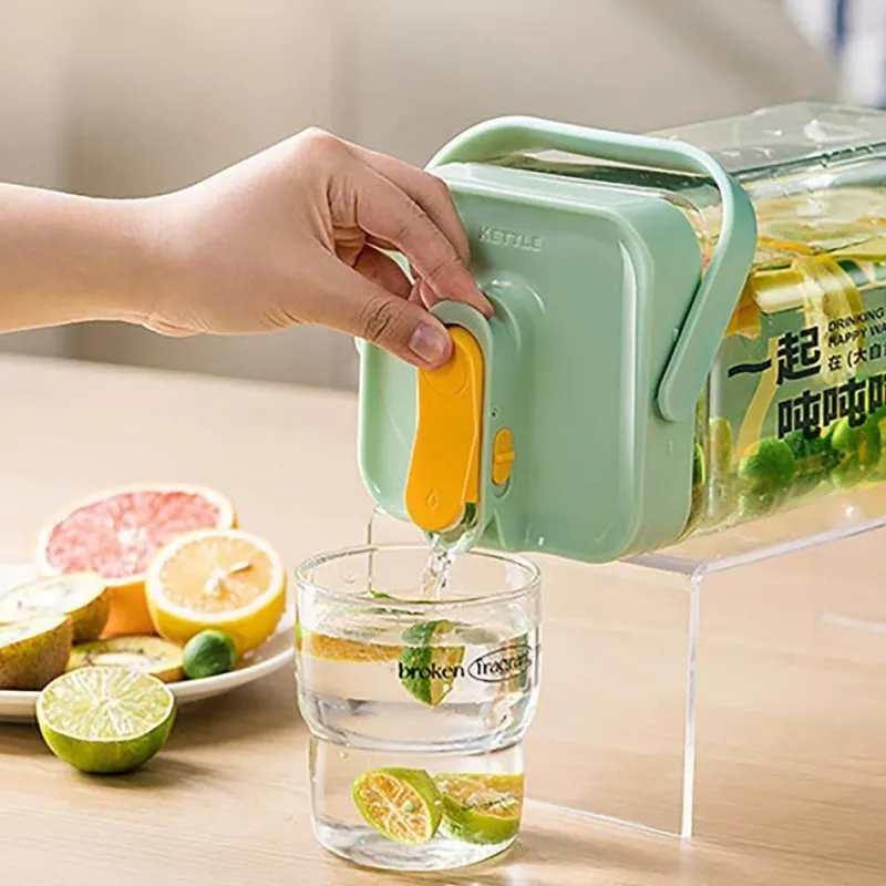 Space Savvy Küche & Esszimmer-Kaltgetränkespender - Intelligente Getränkeaufbewahrung mit Zapfhahn