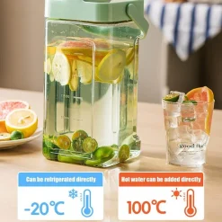 Space Savvy Küche & Esszimmer-Kaltgetränkespender - Intelligente Getränkeaufbewahrung mit Zapfhahn