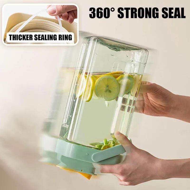 Space Savvy Küche & Esszimmer-Kaltgetränkespender - Intelligente Getränkeaufbewahrung mit Zapfhahn