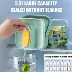 Space Savvy Küche & Esszimmer-Kaltgetränkespender - Intelligente Getränkeaufbewahrung mit Zapfhahn