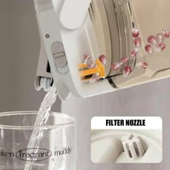 Space Savvy Küche & Esszimmer-Kaltgetränkespender - Intelligente Getränkeaufbewahrung mit Zapfhahn