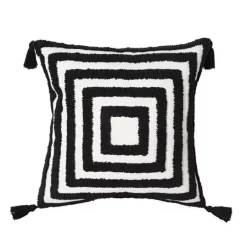 Pillow Haven Bettzeug-Kamelien-Jacquard-Kissenbezug – Luxuriöses nordisches Dekokissen für das Wohnzimmer