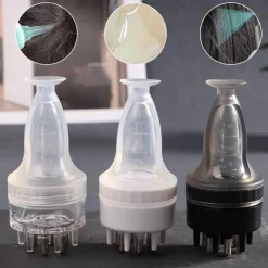 PureGlow Männerpflege|Frauenpflege-Kamm für Kopfhautmassageöl – Applikatorwerkzeug für gesundes Haar