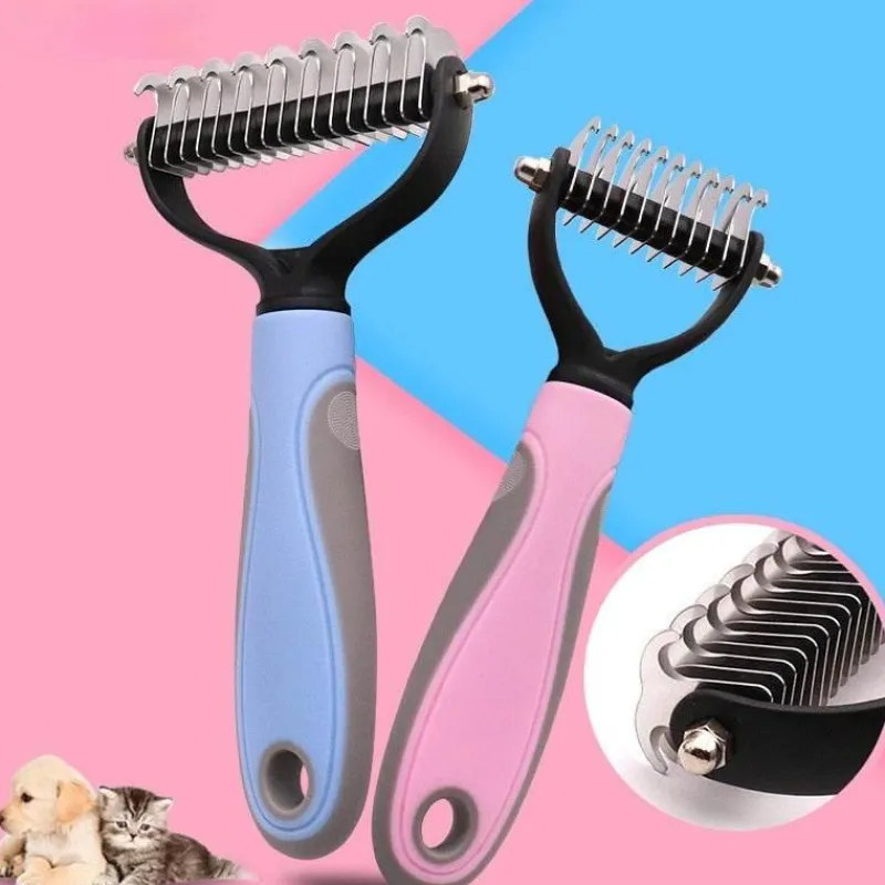 Furendo Haustierzubehör|Reinigungswerkzeuge Für Haustiere-Kamm zum Trimmen von Tierhaaren – Pflegewerkzeug für Hunde und Katzen