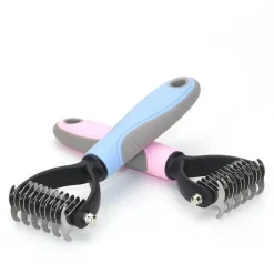 Furendo Haustierzubehör|Reinigungswerkzeuge Für Haustiere-Kamm zum Trimmen von Tierhaaren – Pflegewerkzeug für Hunde und Katzen