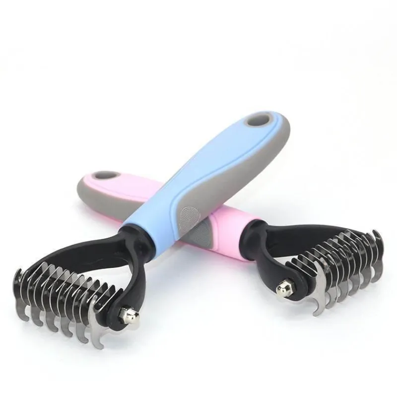 Furendo Haustierzubehör|Reinigungswerkzeuge Für Haustiere-Kamm zum Trimmen von Tierhaaren – Pflegewerkzeug für Hunde und Katzen