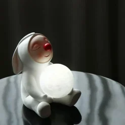 Bright Accents Beleuchtung-Kaninchen Schreibtischlampe - Niedliche Tierbeleuchtung Dekor
