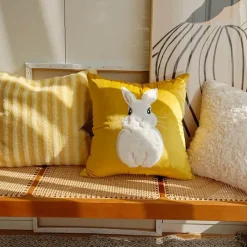 Cozy Cushions Bettzeug-Kaninchen-Kissenbezug - Dekorativer Hasenkissenbezug