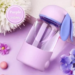 Kinder Little Nest Kinderwagen & Zubehör-Kaninchen-Milchbecher – Süßes Trinkgeschirr aus Glas für Kinder