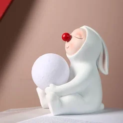 Bright Accents Beleuchtung-Kaninchen-Nachtlampe – Niedliche Kinderzimmer-Dekorbeleuchtung