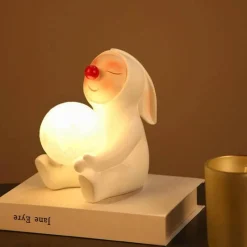 Bright Accents Beleuchtung-Kaninchen-Nachtlampe – Niedliche Kinderzimmer-Dekorbeleuchtung