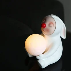 Bright Accents Beleuchtung-Kaninchen-Nachtlampe – Niedliche Kinderzimmer-Dekorbeleuchtung