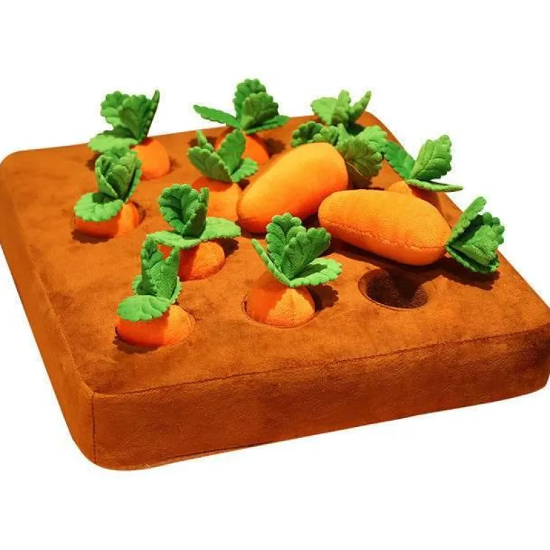 The Decor Haven Babyspielzeug-Karottenpflückspiel aus Holz – Lernspielzeug für Kinder