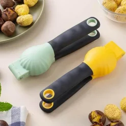 Tom Küche & Esszimmer-Kastanien-Walnuss-Knacker-Set mit Schutzhülle zum einfachen Öffnen von Nüssen