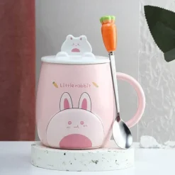 The Cozy Mug Küche & Esszimmer-Katzenbecher-Set – süße Cartoon-Kaffeetassen