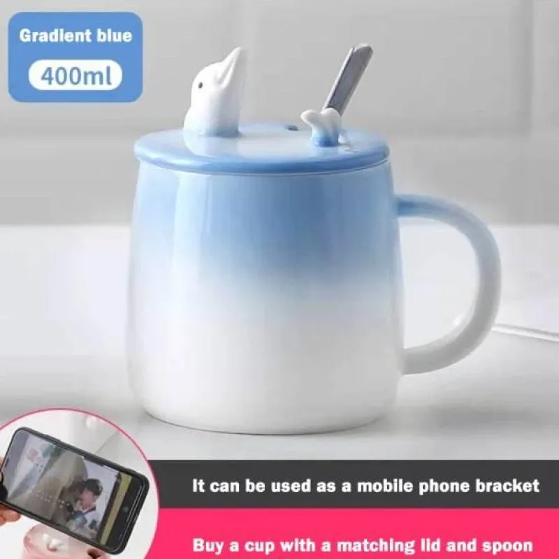 The Cozy Mug Küche & Esszimmer-Katzenbecher-Set – süße Cartoon-Kaffeetassen