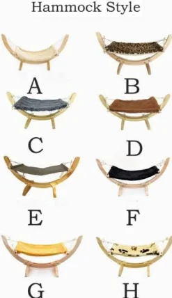 Decor Haustierzubehör|Haustierbetten-Katzenhängematte aus Holz – Stilvolles Haustierbett für Katzen