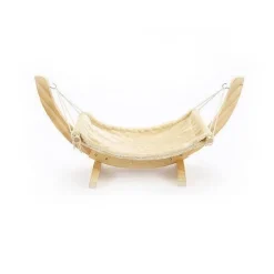 Decor Haustierzubehör|Haustierbetten-Katzenhängematte aus Holz – Stilvolles Haustierbett für Katzen