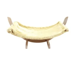 Decor Haustierzubehör|Haustierbetten-Katzenhängematte aus Holz – Stilvolles Haustierbett für Katzen