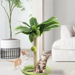 TailTrend Haustierzubehör|Reinigungswerkzeuge Für Haustiere-Katzenkratzbaum für den Innenbereich – Katzenkratzbaum für aktive Katzen