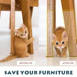 Furendo Haustierzubehör|Haustierbetten-Katzenkratzmatte - Möbelschutzunterlage