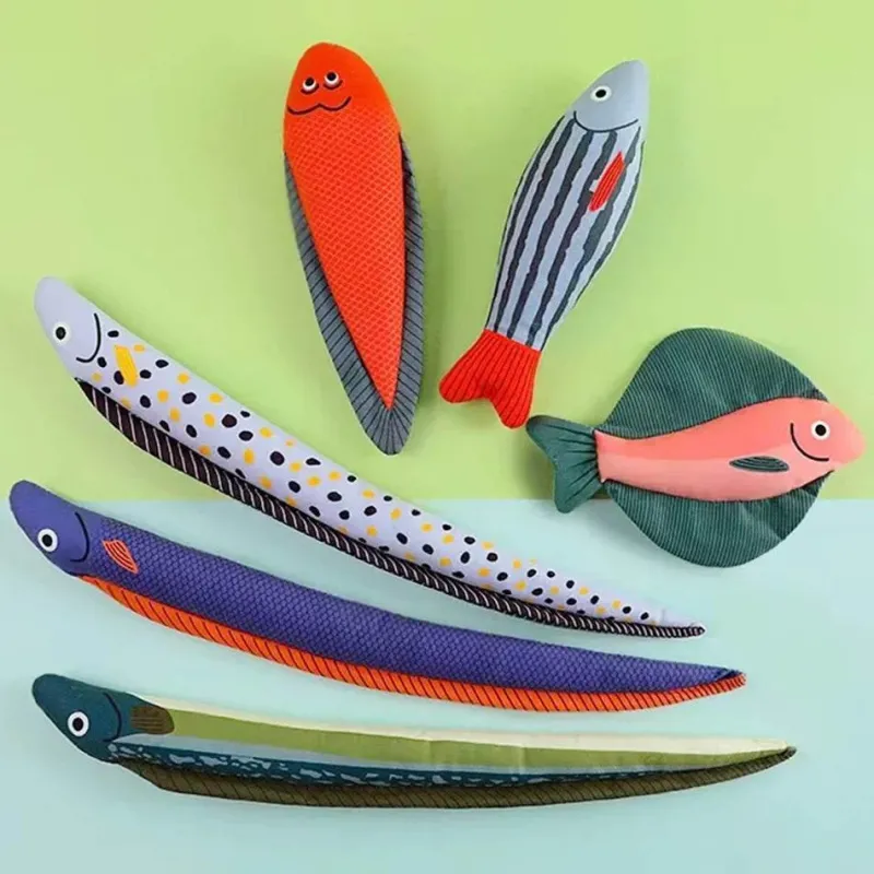 TailTrend Haustierspielzeug-Katzenminzen-Fischspielzeug für Katzen – spannende Spiel- und Spaßstimulation