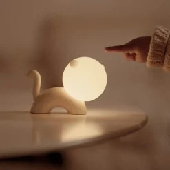 The Light Loft Beleuchtung-Katzen-Nachtlampe – süßes dekoratives Licht für Kinder