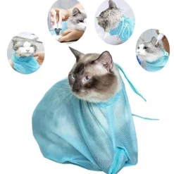 Furendo Haustierzubehör|Reinigungswerkzeuge Für Haustiere-Katzenpflegetasche – Kratzfestes Netz-Pflegewerkzeug