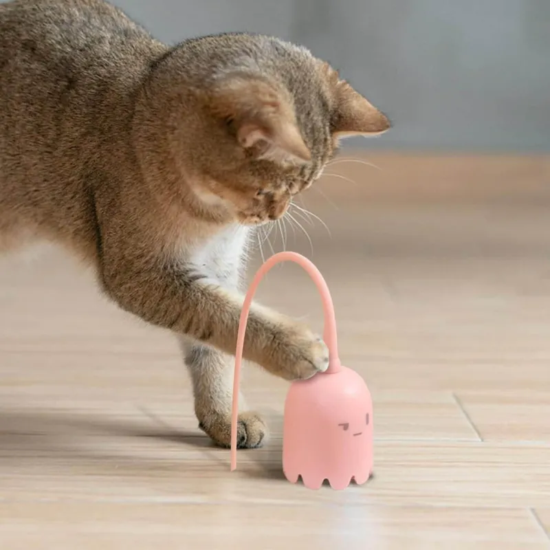 TailTrend Haustierspielzeug-Katzenspielzeug mit schwingendem Schwanz – Interaktives Spielzeug für aktive Kätzchen und Katzen