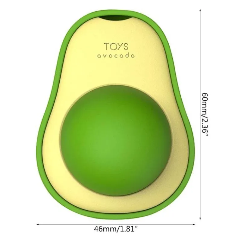 TailTrend Haustierzubehör|Reinigungswerkzeuge Für Haustiere-Katzenspielzeug zur Wandmontage – Avocadoball-Spielzubehör für Katzenspaß
