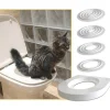 Furendo Haustierzubehör|Reinigungswerkzeuge Für Haustiere-Katzentoiletten-Trainingsset – Einfache Lösung für ein streufreies Training