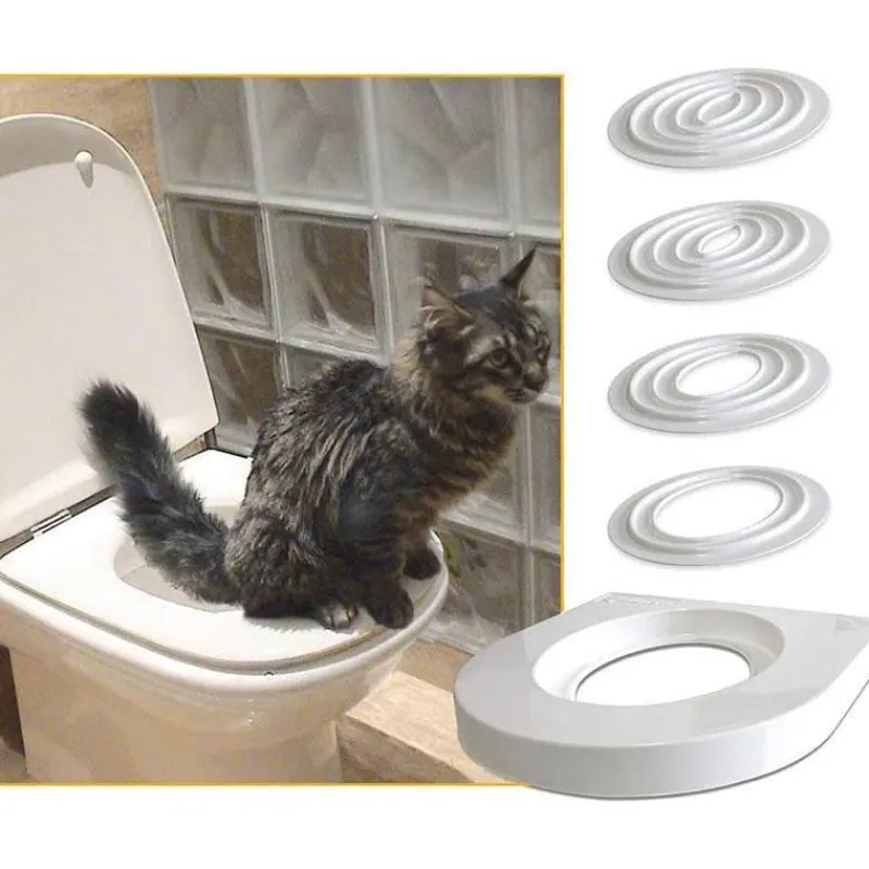 Furendo Haustierzubehör|Reinigungswerkzeuge Für Haustiere-Katzentoiletten-Trainingsset – Einfache Lösung für ein streufreies Training