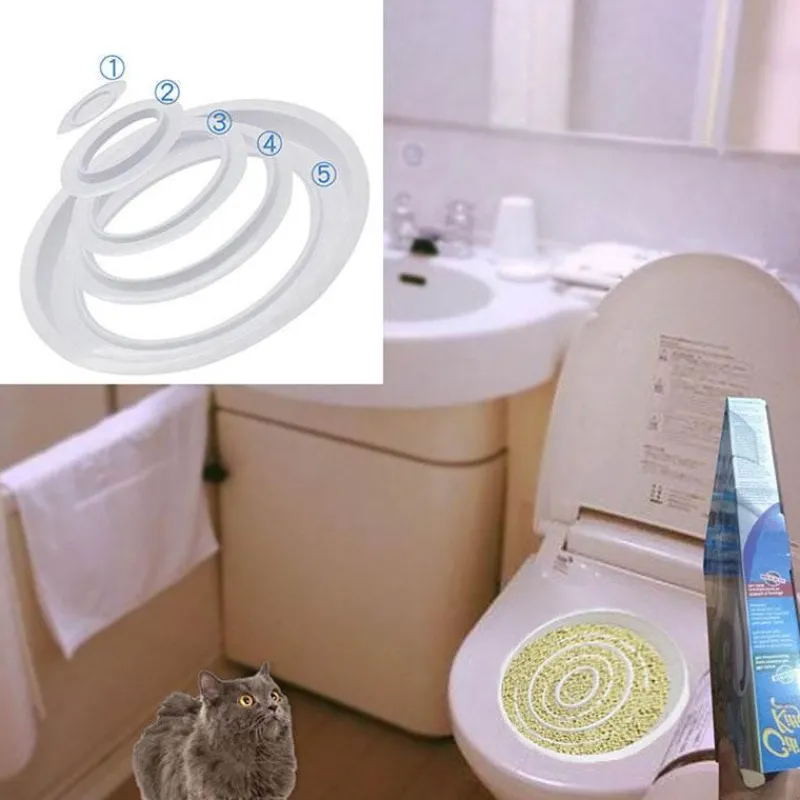 Furendo Haustierzubehör|Reinigungswerkzeuge Für Haustiere-Katzentoiletten-Trainingsset – Einfache Lösung für ein streufreies Training