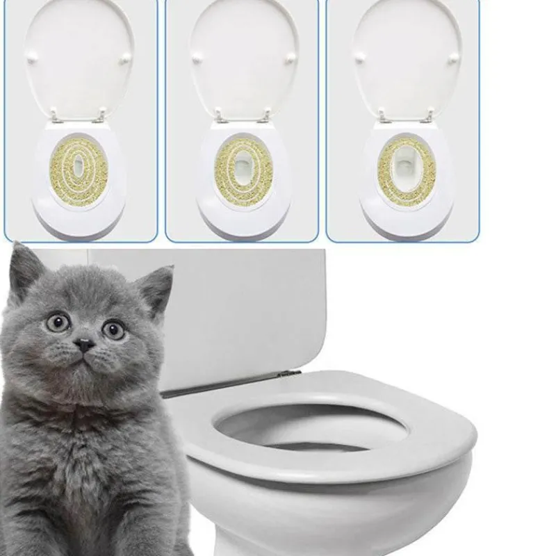 Furendo Haustierzubehör|Reinigungswerkzeuge Für Haustiere-Katzentoiletten-Trainingsset – Einfache Lösung für ein streufreies Training