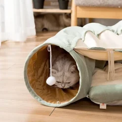 Decor Haustierzubehör|Haustierbetten-Katzentunnelbett – Gemütlicher Rückzugsort für Katzen