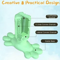 Furendo Haustierzubehör|Reinigungswerkzeuge Für Haustiere-Kauspielzeug für Hunde aus Naturkautschuk – Zahnreiniger für Haustiere