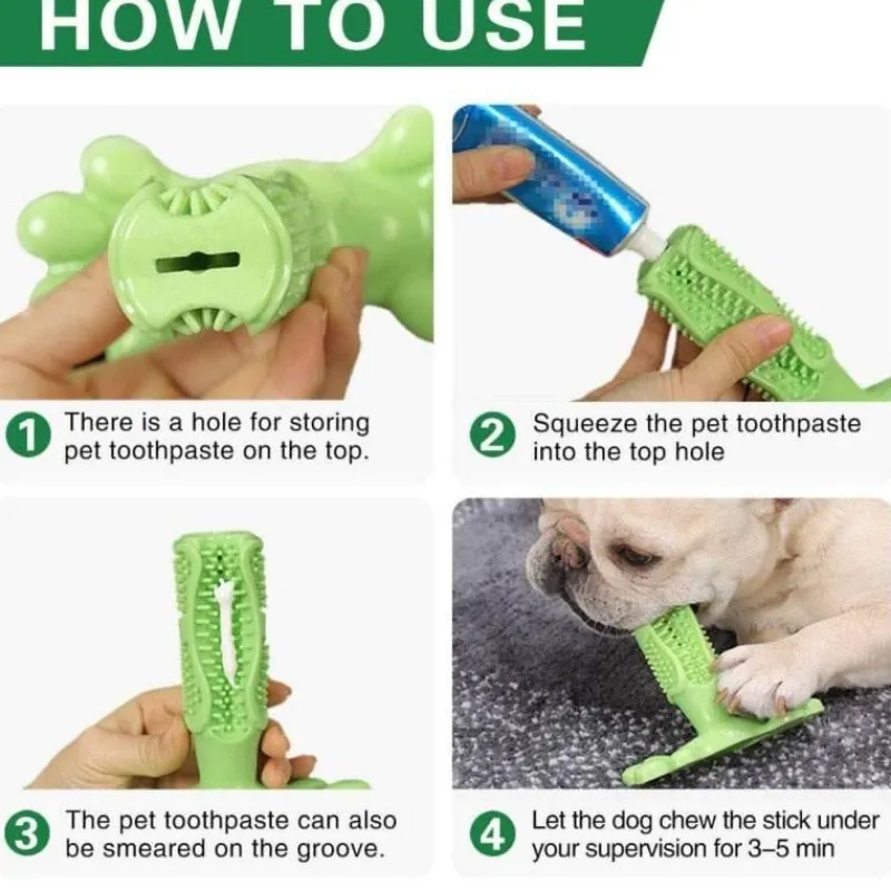 Furendo Haustierzubehör|Reinigungswerkzeuge Für Haustiere-Kauspielzeug für Hunde aus Naturkautschuk – Zahnreiniger für Haustiere
