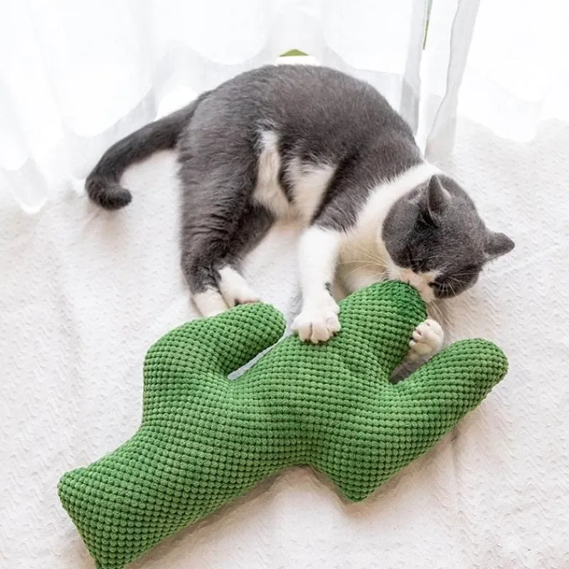 TailTrend Haustierzubehör|Reinigungswerkzeuge Für Haustiere-Kauspielzeug für Hunde in Form eines Kaktus – langlebiges Kauspielzeug für Haustiere zum Spielen