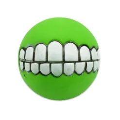 TailTrend Haustierzubehör|Haustierspielzeug-Kauspielzeug für Hunde mit Smiley-Motiv aus Gummi – Lustiges Kauspielzeug für Haustiere