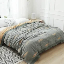 Wrap u0026 Relax Bettzeug-Kawaii Fischdecke - Süße leichte Baumwolldecke