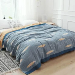 Wrap u0026 Relax Bettzeug-Kawaii Fischdecke - Süße leichte Baumwolldecke