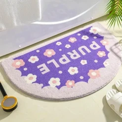 The Blissful Bath Badezimmer-Kawaii Florale Fußmatte - Süße rutschfeste Matte für drinnen und draußen