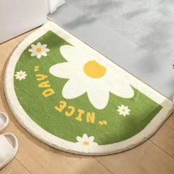 The Blissful Bath Badezimmer-Kawaii Florale Fußmatte - Süße rutschfeste Matte für drinnen und draußen