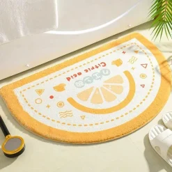 The Blissful Bath Badezimmer-Kawaii Florale Fußmatte - Süße rutschfeste Matte für drinnen und draußen