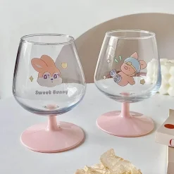 Plates u0026 More Küche & Esszimmer-Kawaii Rabbit Goblet - Süßer Saftbecher für Mädchen