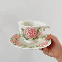 Plates u0026 More Küche & Esszimmer-Kawaii Tier-Trinkgeschirr-Set – Süßer Hundebecher und Teller