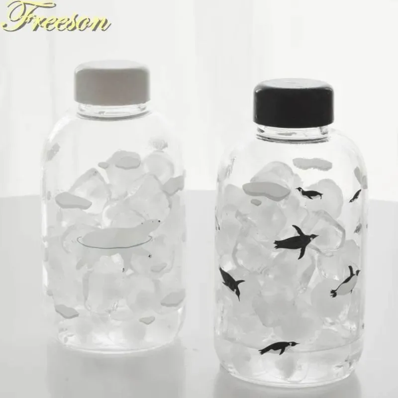 Feast u0026 Flair Küche & Esszimmer-Kawaii Tier-Wasserflasche mit Hülle – Süße Trinklösung für draußen