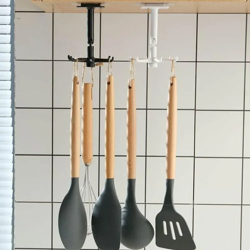 Space Savvy Küche & Esszimmer-Küchengeschirrhaken-Organizer ohne Lochung – platzsparende Wandhaken