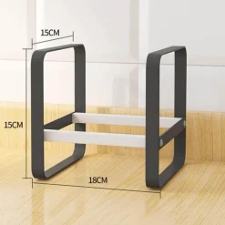 The Decor Haven Küche & Esszimmer-Küchengeschirr-Organizer-Regal – platzsparende Aufbewahrungslösung