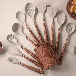 Decor Küche & Esszimmer-Küchenhelfer-Set aus Silikon – All-in-One-Kochutensilien, 10-teilig